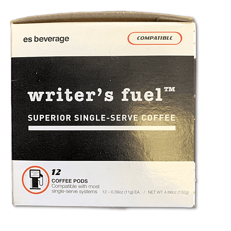 WRiTER’S FUEL - 12 Pack Single Serve Coffee Capsules - ROUGH DRAFT
