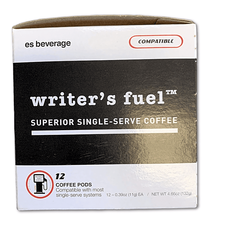 WRiTER’S FUEL - 12 Pack Single Serve Coffee Capsules - EDiTED